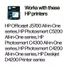 HP 350 tinte original preto