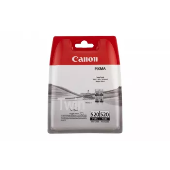 Tinteiro Canon Ink 2932B012 PGI-520 embalagem dupla preto