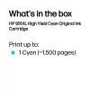 HP 951XL tinteiro original ciano (alta capacidade)