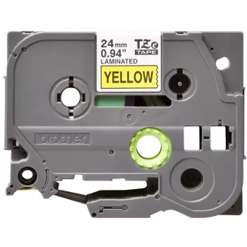 Fita de etiquetagem Brother TZE651 24mm amarelo