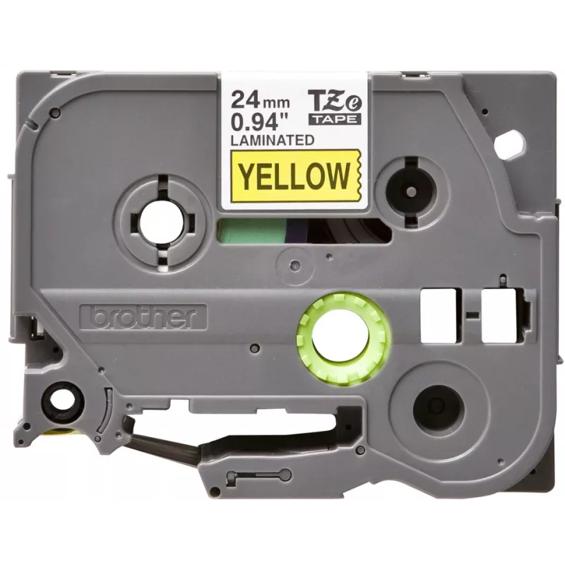 Fita de etiquetagem Brother TZE651 24mm amarelo