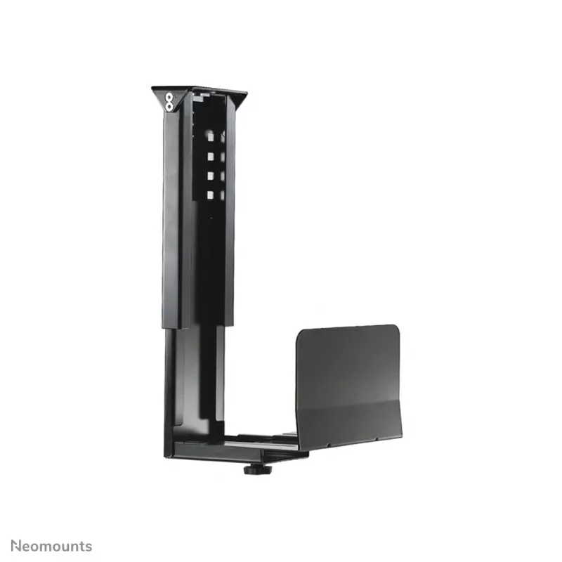 Neomounts CPU-D200BLACK suporte para CPU - máx. 30 kg - universal, suporte para CPU montável em secretária, 30 kg, preto, aço, Taiwan, 230 mm