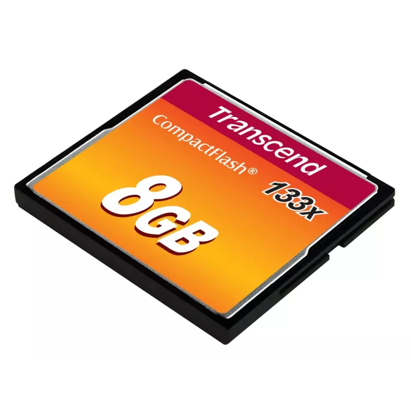 Cartão CompactFlash Transcend TS8GCF133, 8GB, 50MB/s leitura, 20MB/s escrita
