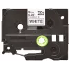 Fita de laminagem Brother TZe TZEFX221 preto sobre branco 9mm