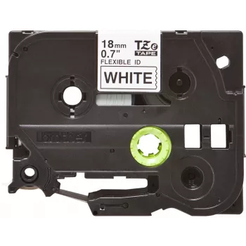 Fita de etiquetagem Brother TZE-FX241 preto sobre branco TZ