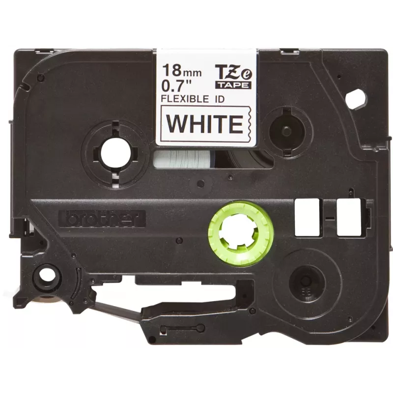 Fita de etiquetagem Brother TZE-FX241 preto sobre branco TZ