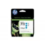 Cartuchos de tinta HP 711 pack de 3 29 ml ciano DesignJet, série de impressoras HP DesignJet T100, T120, T125, T130, T520, T525, T530, jato de tinta térmico, ciano, Singapura, Malásia, 114,8 mm, 45 mm