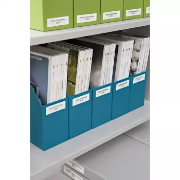 Etiquetas DYMO Authentic D1 | impressão preta em branco | 24 mm x 7 m | etiquetas autocolantes para impressoras de etiquetas LabelManager