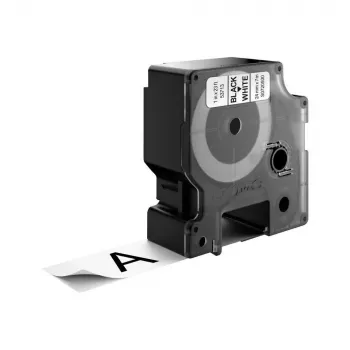 Etiquetas DYMO Authentic D1 | impressão preta em branco | 24 mm x 7 m | etiquetas autocolantes para impressoras de etiquetas LabelManager