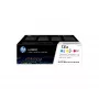 Cartuchos de toner HP 131A pack de 3 ciano/magenta/amarelo originais LaserJet