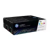 Cartuchos de toner HP 131A pack de 3 ciano/magenta/amarelo originais LaserJet