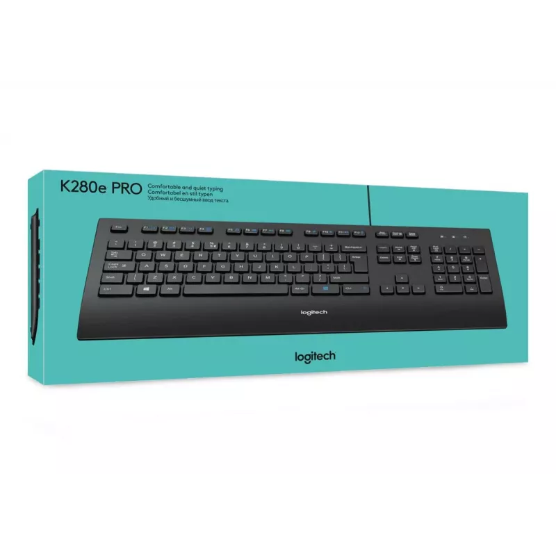 Teclado com fios LOGITECH K280e - Qwerty Us Int'l