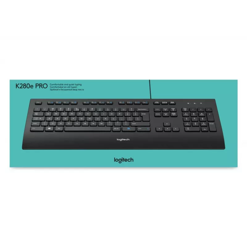 Teclado com fios LOGITECH K280e - Qwerty Us Int'l