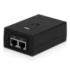 Adaptador PoE UBIQUITI POE-48-24W, 48 V PoE, 2x portas RJ-45 Fast Ethernet, entrada 100–240 V