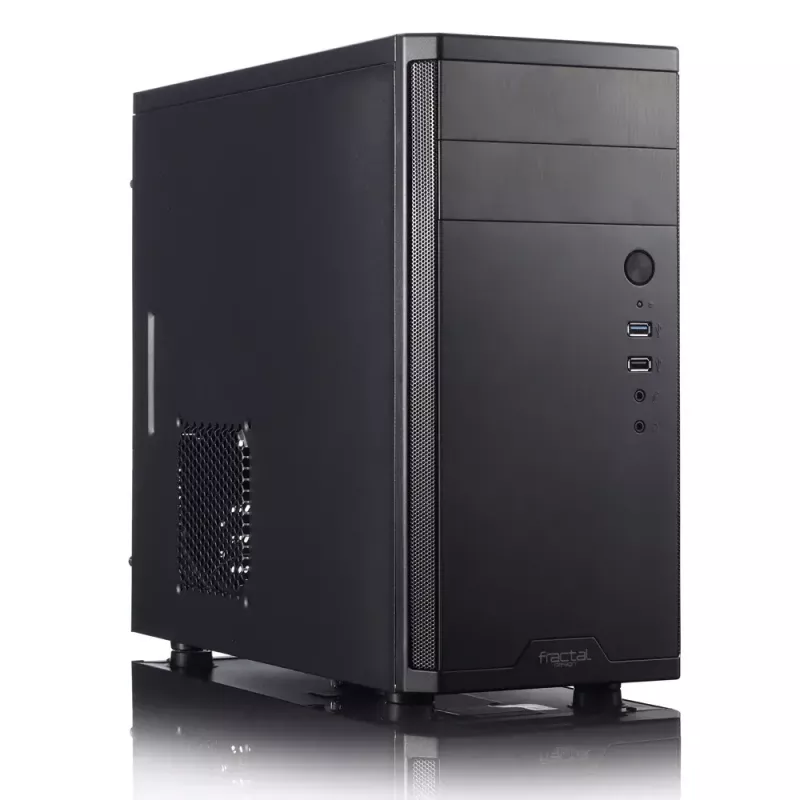 Caixa de PC Fractal Design Core 1100 Mini Tower preta