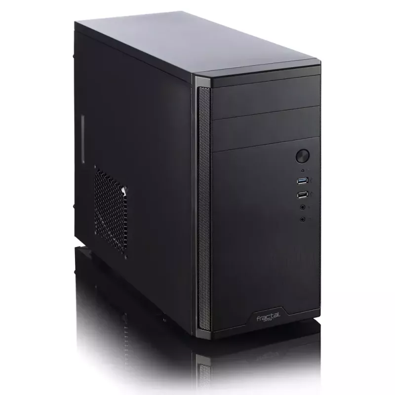 Caixa de PC Fractal Design Core 1100 Mini Tower preta