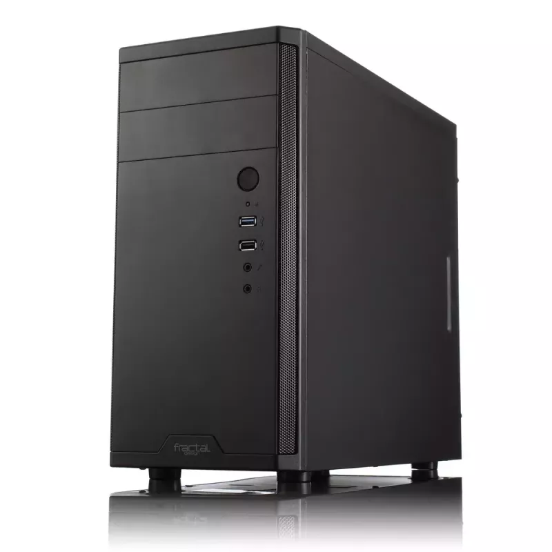 Caixa de PC Fractal Design Core 1100 Mini Tower preta