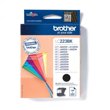 Brother LC-223BK cartucho de tinta 1 unid. original preto