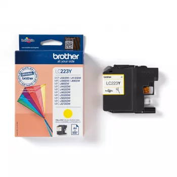 Brother LC223Y cartucho de tinta 1 unid. original amarelo
