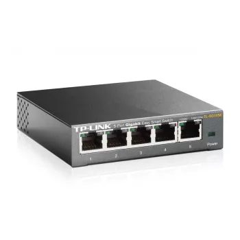 TP-Link switch Gigabit Easy Smart de 5 portas, gerido, L2, Gigabit Ethernet (10/100/1000)