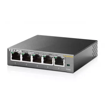 TP-Link switch Gigabit Easy Smart de 5 portas, gerido, L2, Gigabit Ethernet (10/100/1000)