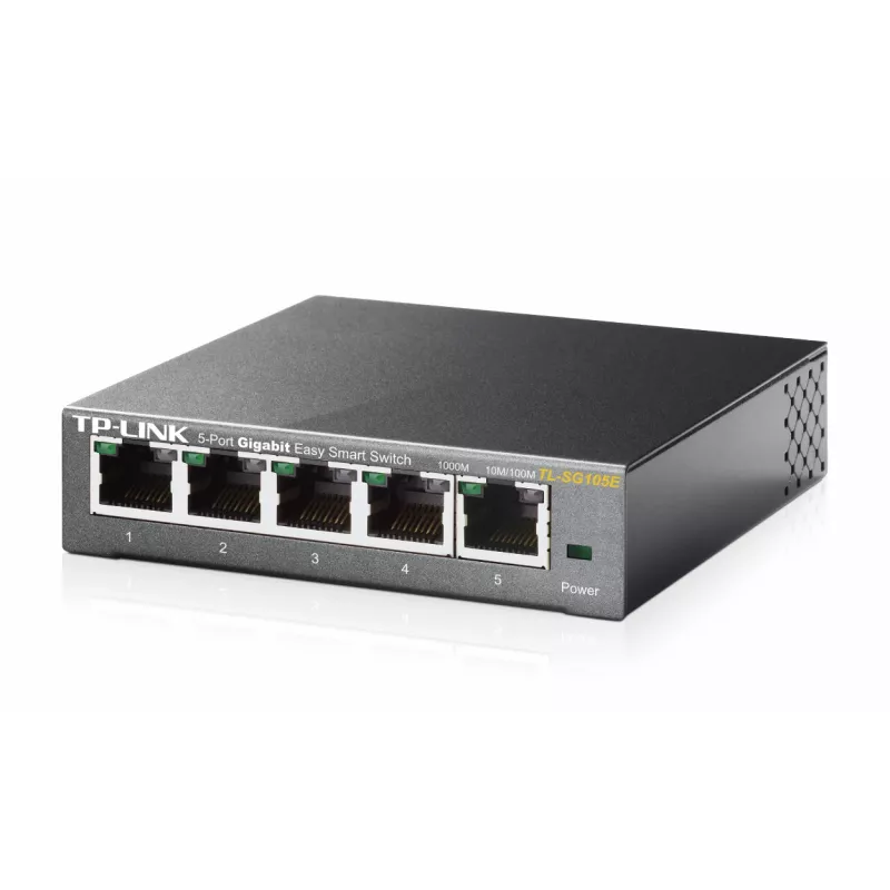 TP-Link switch Gigabit Easy Smart de 5 portas, gerido, L2, Gigabit Ethernet (10/100/1000)