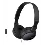 Sony MDR-ZX110AP, com fios, 12 - 22000 Hz, chamadas/música, 120 g, headset, preto