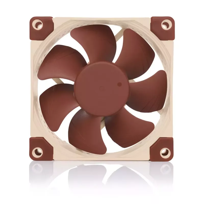 Ventoinha de caixa Noctua NF-A8 PWM — 80 mm, 12 V, 450–2200 rpm, 55,5 m³/h, 17,7 dB, MTBF 150.000 h