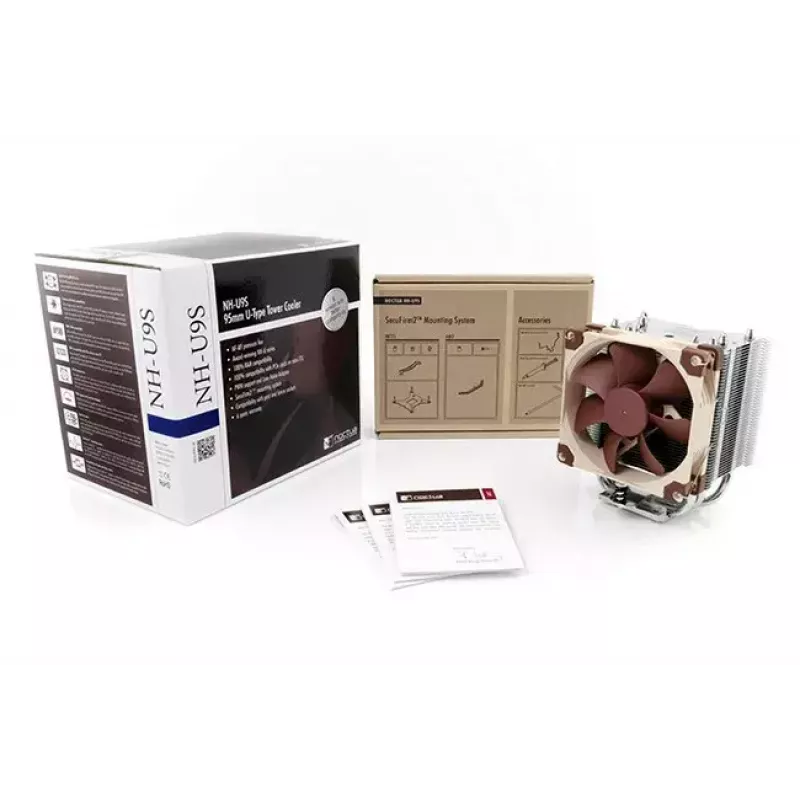 Dissipador de CPU Noctua NH-U9S – ventoinha de 92 mm, dissipador 95×68×125 mm, 2000 rpm, fluxo de ar 78.9 m³/h