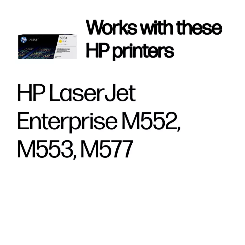 HP 508A Yellow cartucho de toner original LaserJet