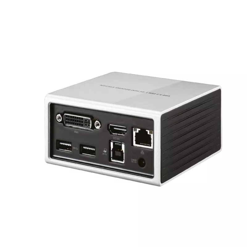 Estação de acoplamento mini CLUB3D USB 3.2 Gen 1 4K UHD a 30 Hz design ultra-slim