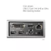 Estação de acoplamento mini CLUB3D USB 3.2 Gen 1 4K UHD a 30 Hz design ultra-slim