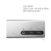 Estação de acoplamento mini CLUB3D USB 3.2 Gen 1 4K UHD a 30 Hz design ultra-slim