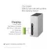 Estação de acoplamento mini CLUB3D USB 3.2 Gen 1 4K UHD a 30 Hz design ultra-slim