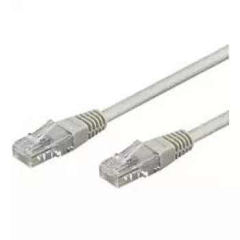 Cabo de rede Goobay CAT 6-100 UTP RJ-45 1 m cinzento