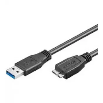 Cabo USB Goobay 1 m USB 3.0 A/micro-B preto