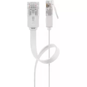 Cabo de rede Goobay 93357 RJ-45 Cat5e 0,5 m branco