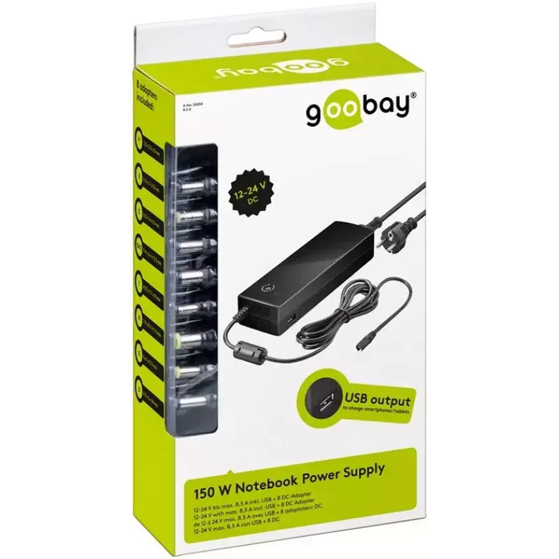 Fonte de alimentação para portátil Goobay 134,5 W
