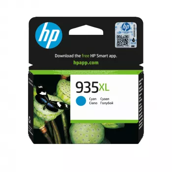 Tinteiro original HP 935XL de alto rendimento ciano