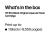 Toner HP 87A preto original LaserJet 8550 páginas preto