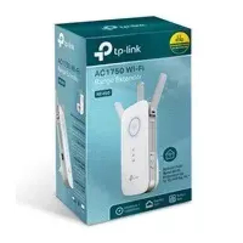 Extensor TP-LINK RE450 802.11ac, 2,4 GHz/5 GHz, 450+1300 Mbit/s, 10/100/1000 Mbit/s, portas Ethernet LAN (RJ-45) 1, tipo de antena 3x externa