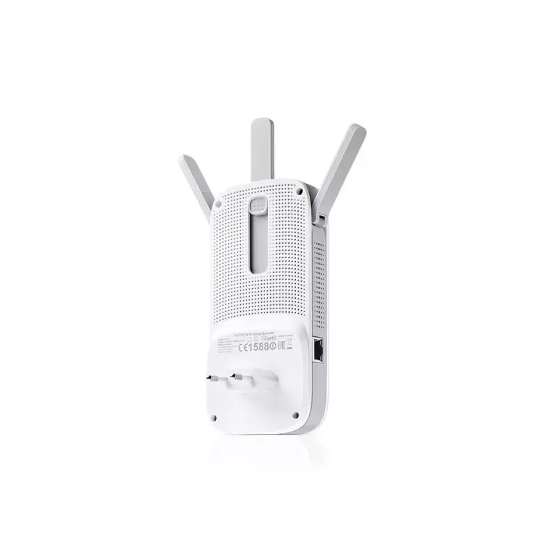 Extensor TP-LINK RE450 802.11ac, 2,4 GHz/5 GHz, 450+1300 Mbit/s, 10/100/1000 Mbit/s, portas Ethernet LAN (RJ-45) 1, tipo de antena 3x externa
