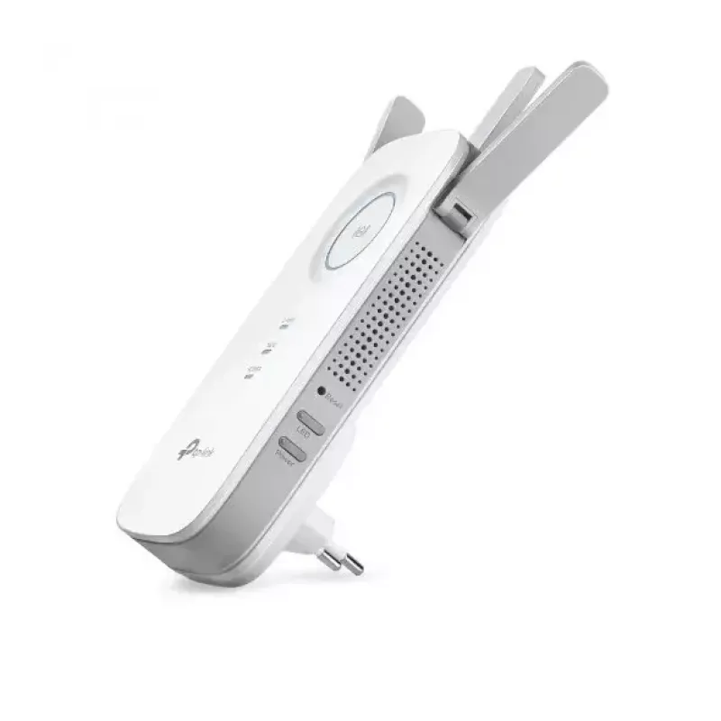 Extensor TP-LINK RE450 802.11ac, 2,4 GHz/5 GHz, 450+1300 Mbit/s, 10/100/1000 Mbit/s, portas Ethernet LAN (RJ-45) 1, tipo de antena 3x externa