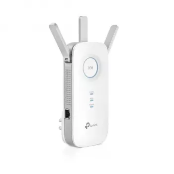 Extensor TP-LINK RE450 802.11ac, 2,4 GHz/5 GHz, 450+1300 Mbit/s, 10/100/1000 Mbit/s, portas Ethernet LAN (RJ-45) 1, tipo de antena 3x externa