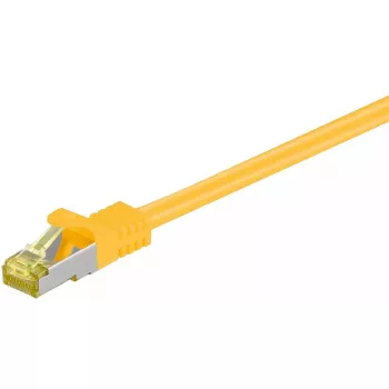 Cabo de rede Goobay patch cable RJ45 CAT 6A S/FTP 2 m amarelo