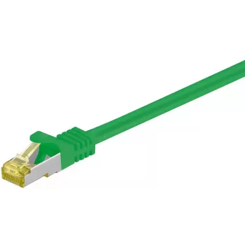 Cabo de rede Goobay patch cable RJ45 CAT 6A S/FTP 3 m verde
