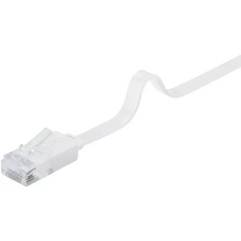 Cabo de rede Goobay 95155 Cat6 U/UTP (UTP) branco, 7 m, RJ-45 banhado a ouro