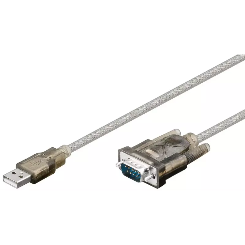 Cabo serial Goobay 95435 transparente 1,5 m USB Type-A