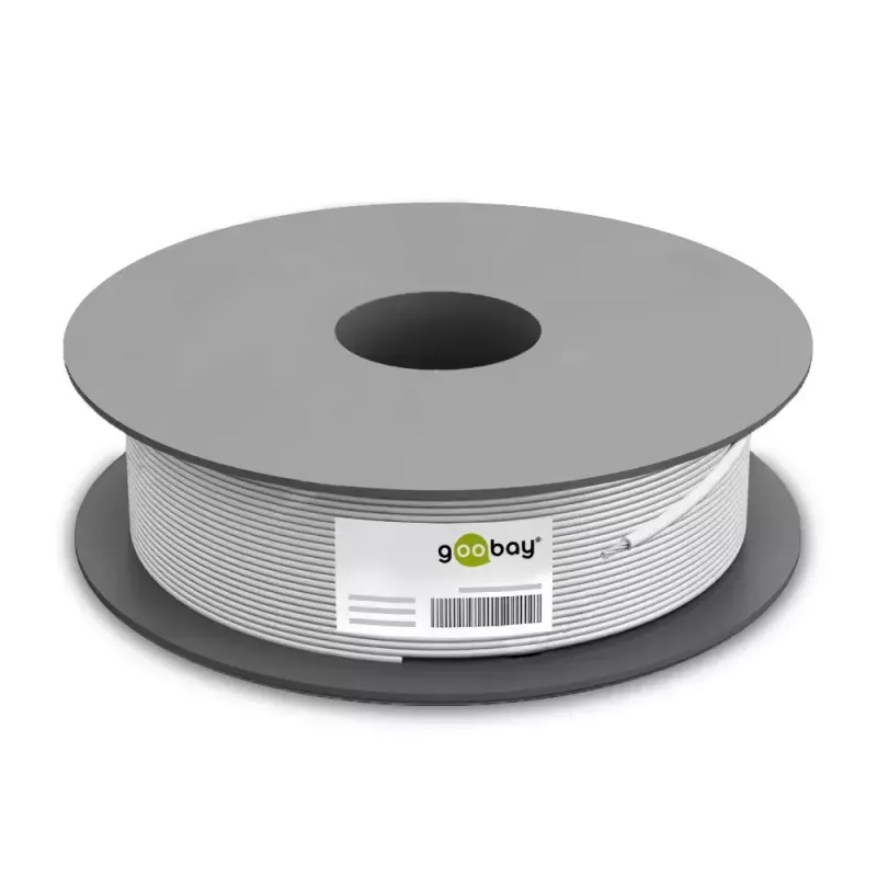 Cabo de rede Goobay 96094 cinzento 100 m Cat6a S/FTP