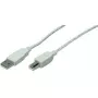 Cabo USB LogiLink 5 m USB 2.0 USB A Mini-USB B cinzento